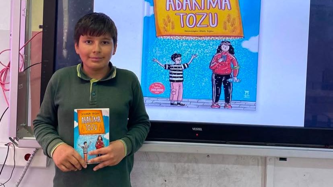 6/B sınıfında Türkçe dersi kapsamında “Abartma Tozu” kitabı ile bireysel bir yarışma düzenlendi.